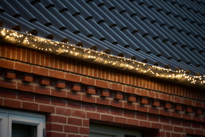 Klyngelys Basis 384 LED m/blink varm hvid 8 meter